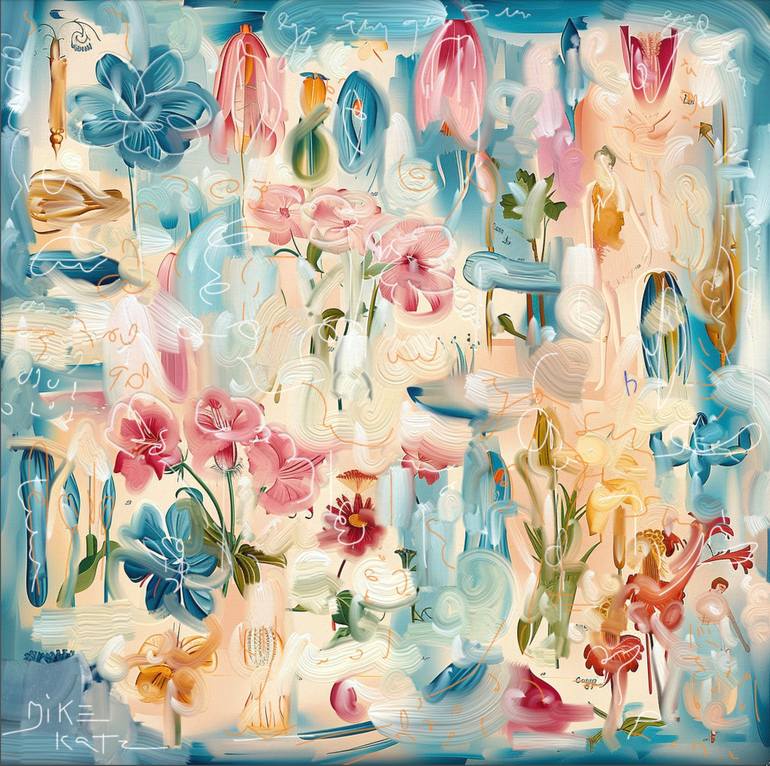 Original  Mixed Media by Michel Katz