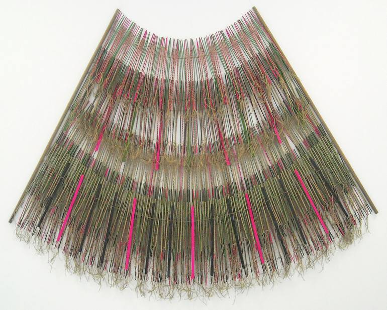 Original Conceptual Abstract Painting by Malgorzata Krakowiak