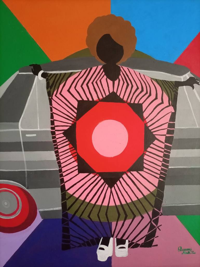 Print of Abstract Expressionism Car Painting by Oluwaseyi Alade