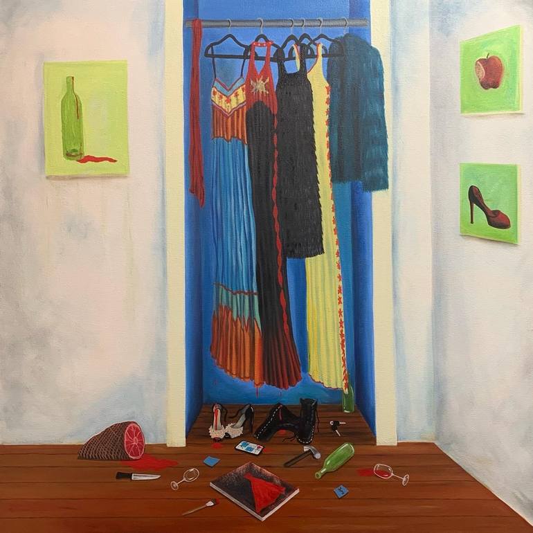 Original Fine Art Fashion Painting by Tracy Ditolla