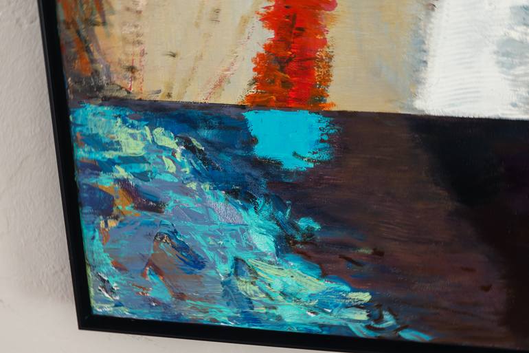 Original Abstract Landscape Painting by Bo Kravchenko